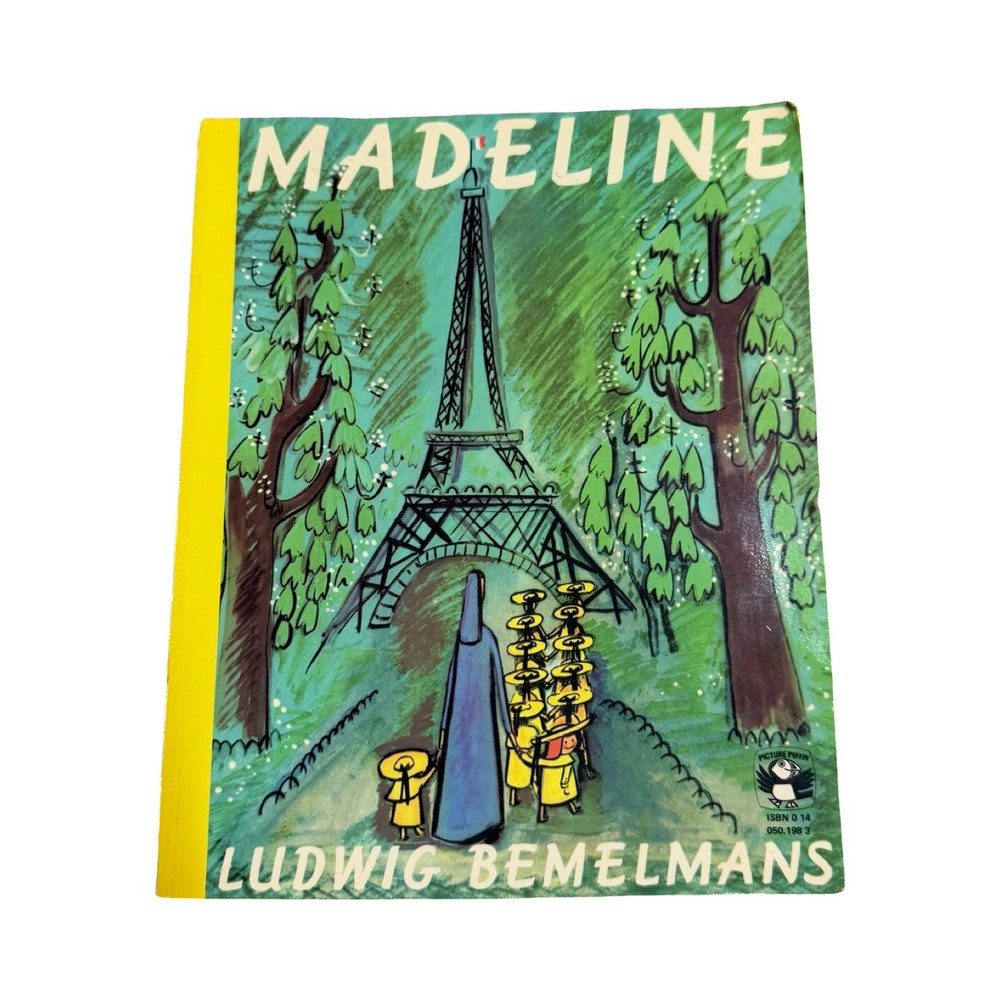Madeline Ludwig Bemelmans Puffin Books Paperback Childrens Classic Paris 1977